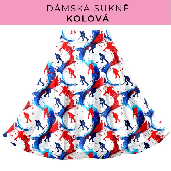 DÁMSKÝ střih - Kolová sukně