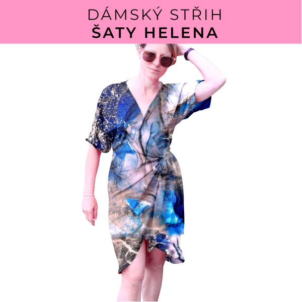Dámský střih na šaty  Helena