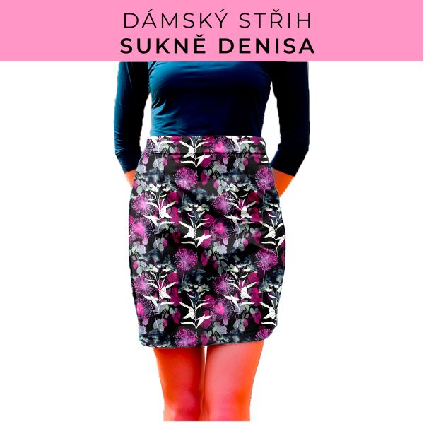 Dámský střih - Dámská sukně Denisa