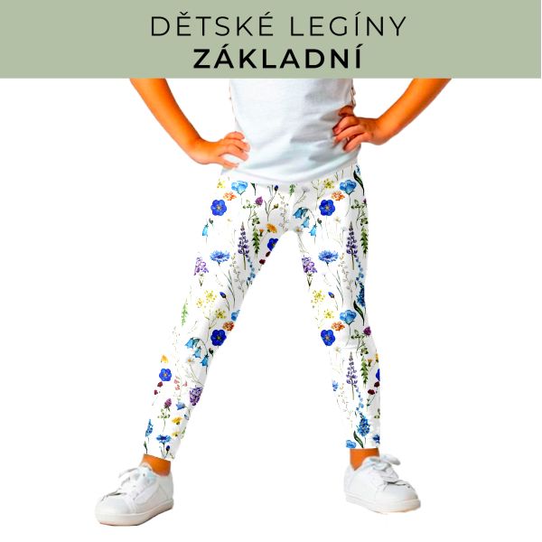 DĚTSKÝ střih - legíny základní