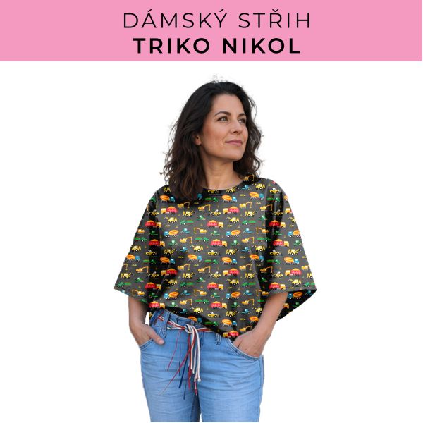 Dámský střih -  triko Nikol
