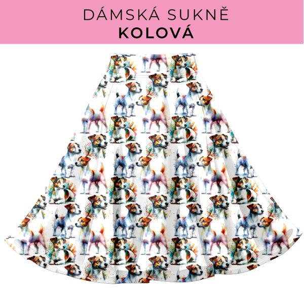 DÁMSKÝ střih - Kolová sukně