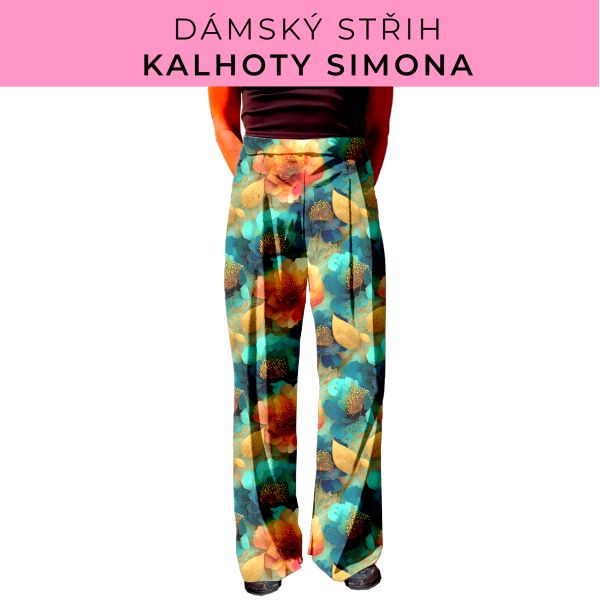 Dámský střih - kalhoty Simona