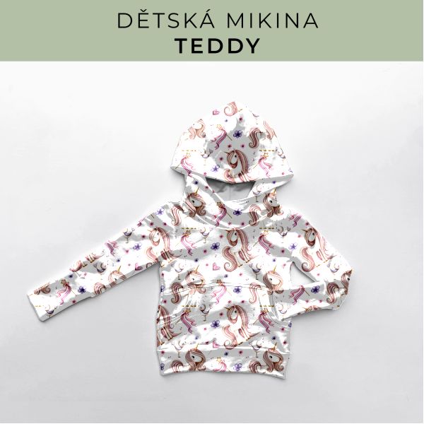 DĚTSKÝ střih - Mikina Teddy
