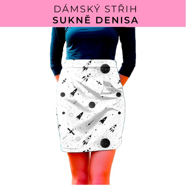 Dámský střih - Dámská sukně Denisa
