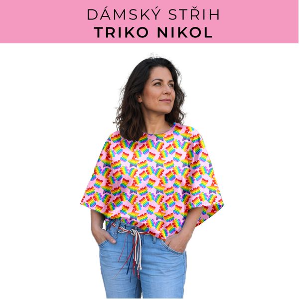Dámský střih -  triko Nikol