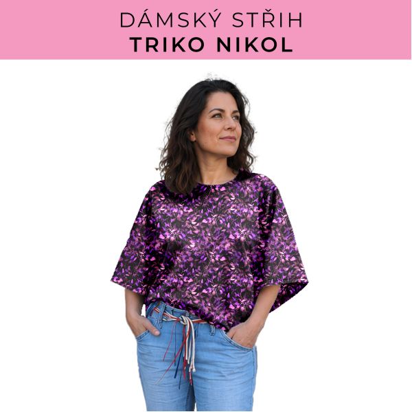Dámský střih -  triko Nikol