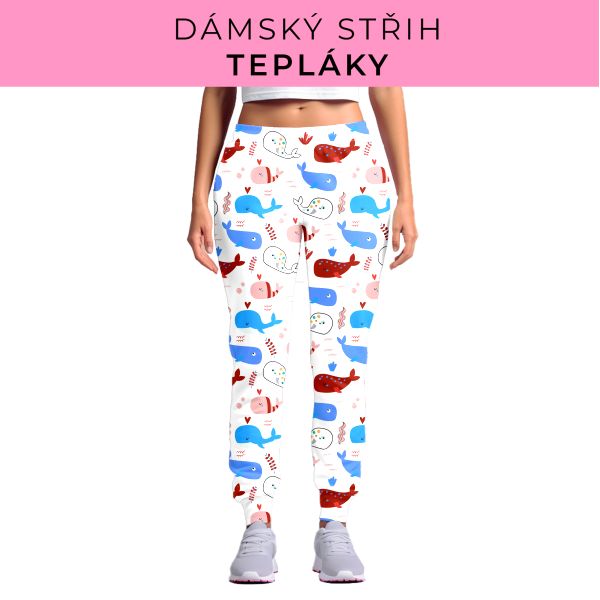 DÁMSKÝ střih - tepláky