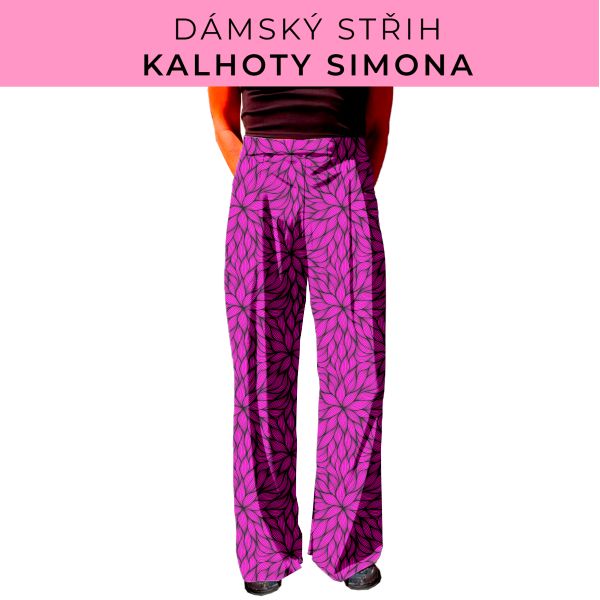 Dámský střih - kalhoty Simona