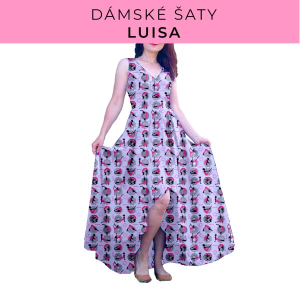 DÁMSKÝ střih - šaty Luisa