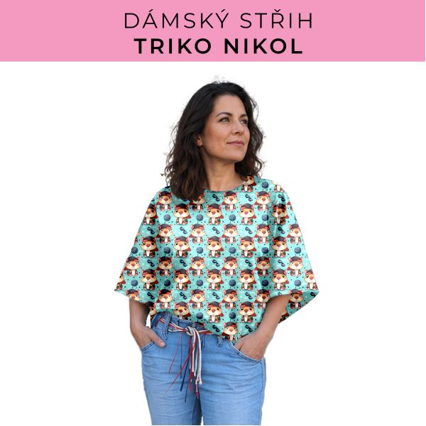 Dámský střih -  triko Nikol