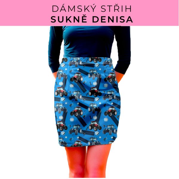 Dámský střih - Dámská sukně Denisa