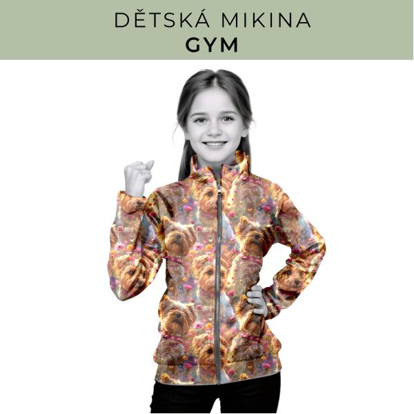 Dětská střih - mikina GYM