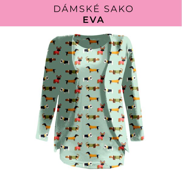DÁMSKÝ střih - sako Eva