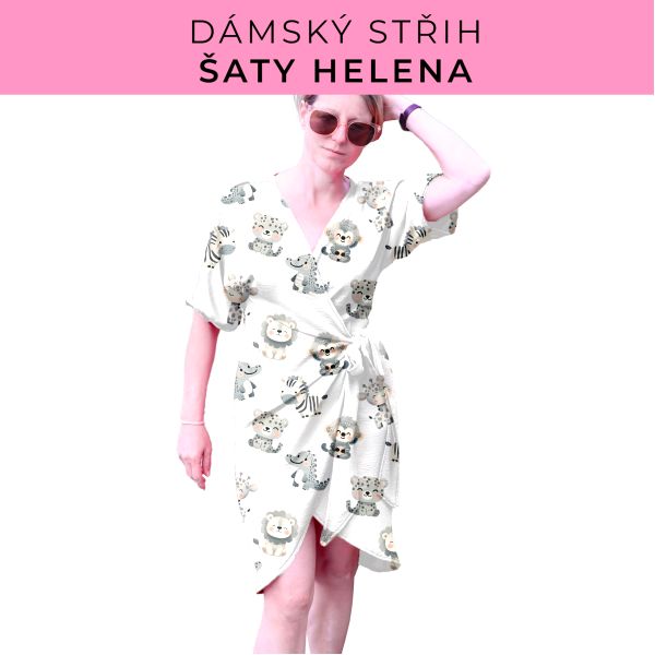 Dámský střih na šaty  Helena