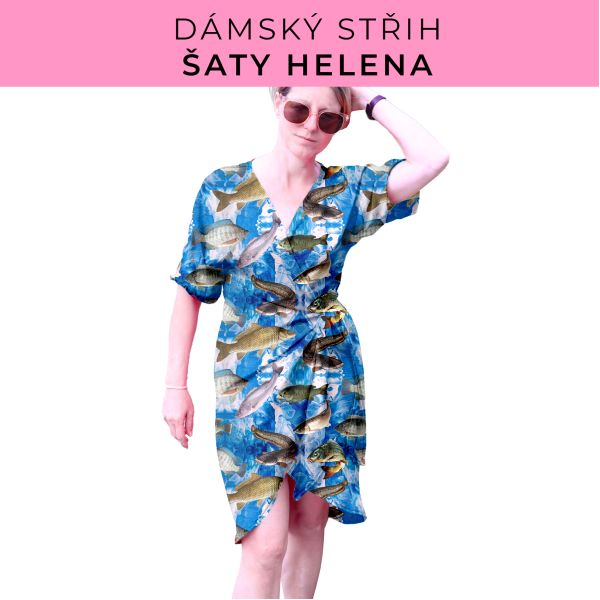 Dámský střih na šaty  Helena