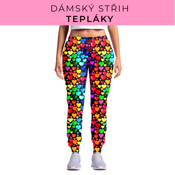 DÁMSKÝ střih - tepláky