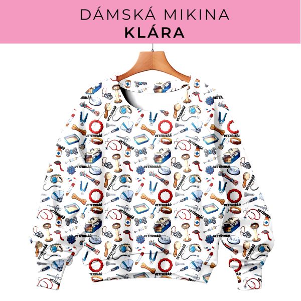 DÁMSKÝ střih - mikina Klára