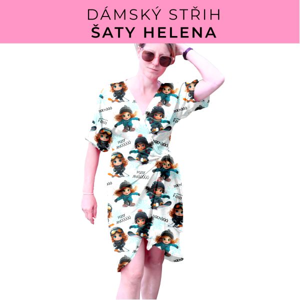 Dámský střih na šaty  Helena