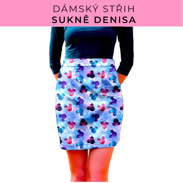 Dámský střih - Dámská sukně Denisa