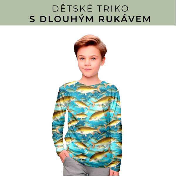 DĚTSKÝ střih - triko dlouhý rukáv