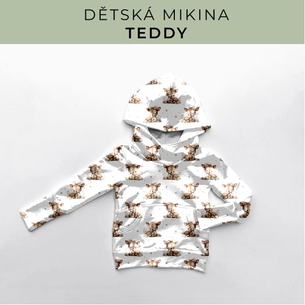 DĚTSKÝ střih - Mikina Teddy