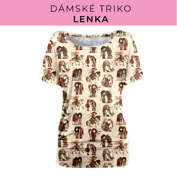 DÁMSKÝ střih - Triko Lenka