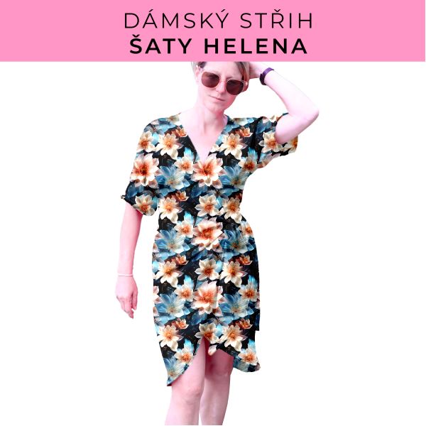 Dámský střih na šaty  Helena