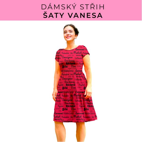Dámský střih šaty Vanesa