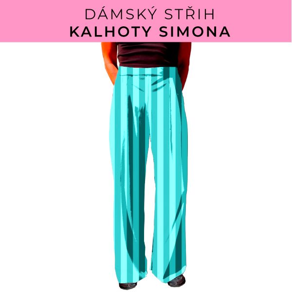 Dámský střih - kalhoty Simona