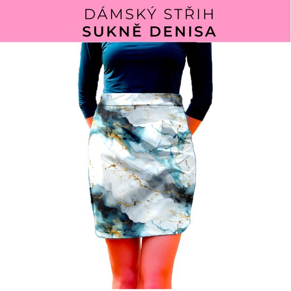 Dámský střih - Dámská sukně Denisa