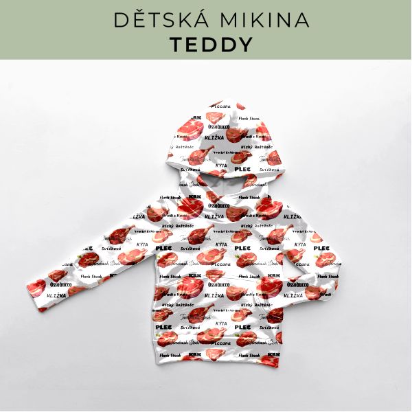 DĚTSKÝ střih - Mikina Teddy