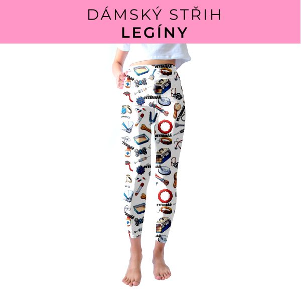 DÁMSKÝ střih - legíny SPORT - SLIM FIT