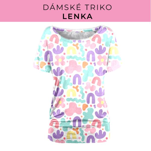 DÁMSKÝ střih - Triko Lenka