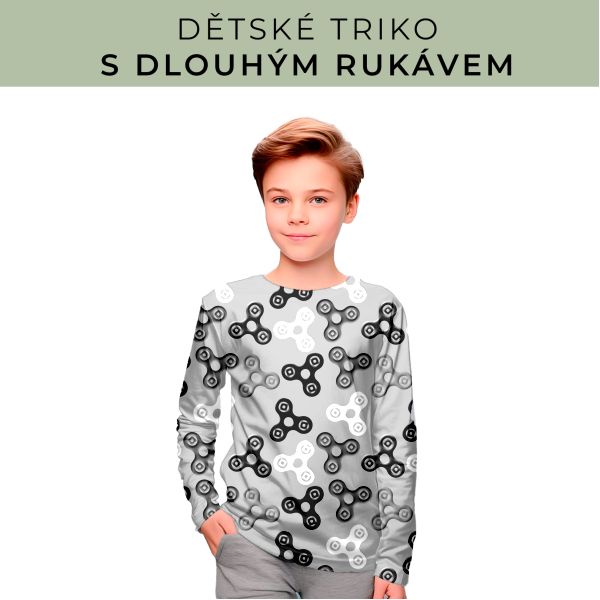 DĚTSKÝ střih - triko dlouhý rukáv