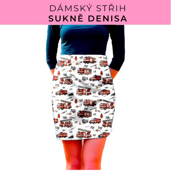 Dámský střih - Dámská sukně Denisa