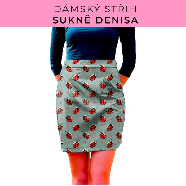 Dámský střih - Dámská sukně Denisa
