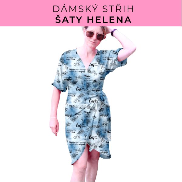 Dámský střih na šaty  Helena