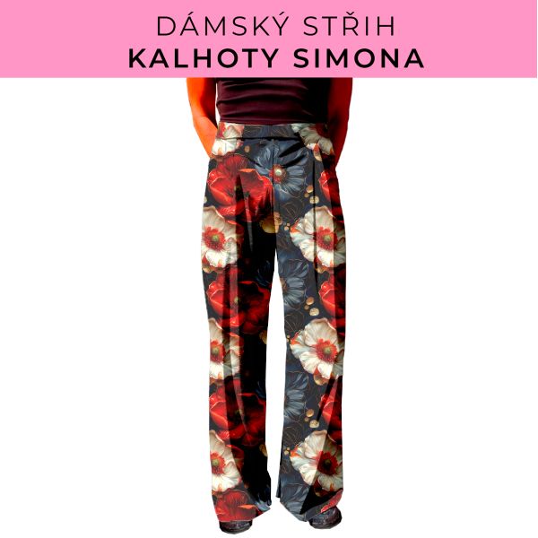 Dámský střih - kalhoty Simona