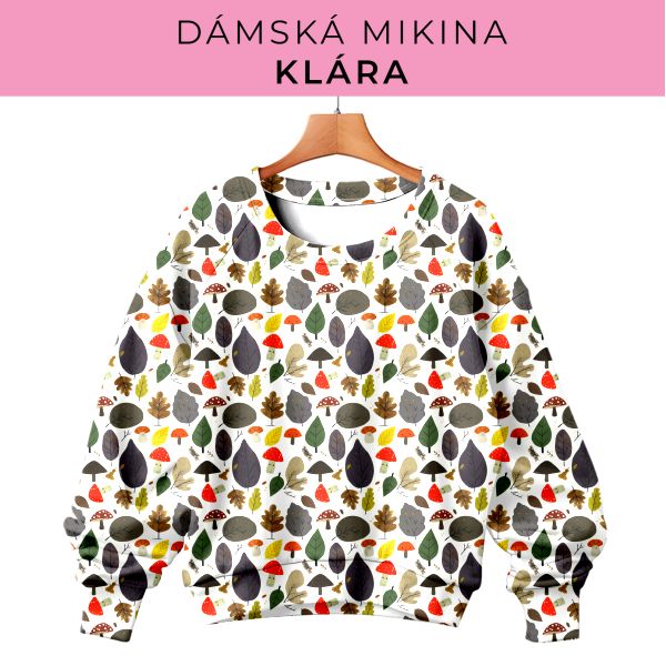 DÁMSKÝ střih - mikina Klára