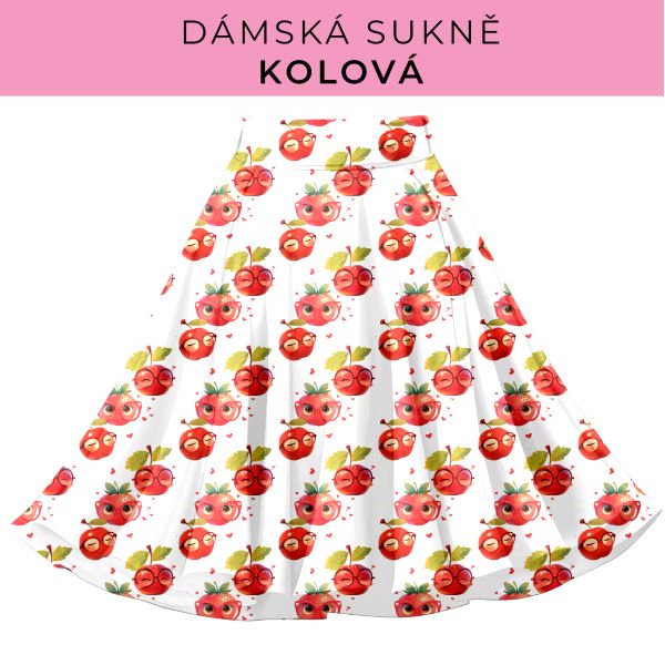 DÁMSKÝ střih - Kolová sukně