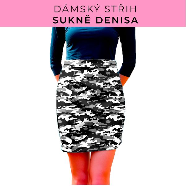 Dámský střih - Dámská sukně Denisa