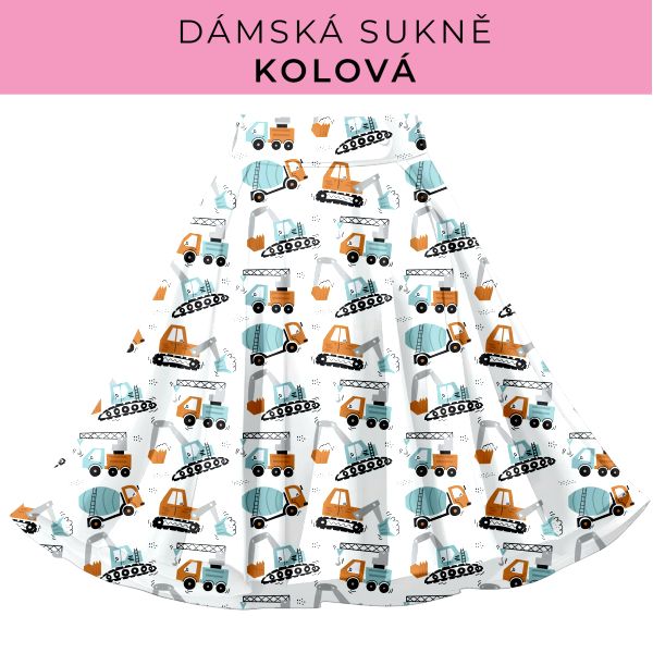 DÁMSKÝ střih - Kolová sukně