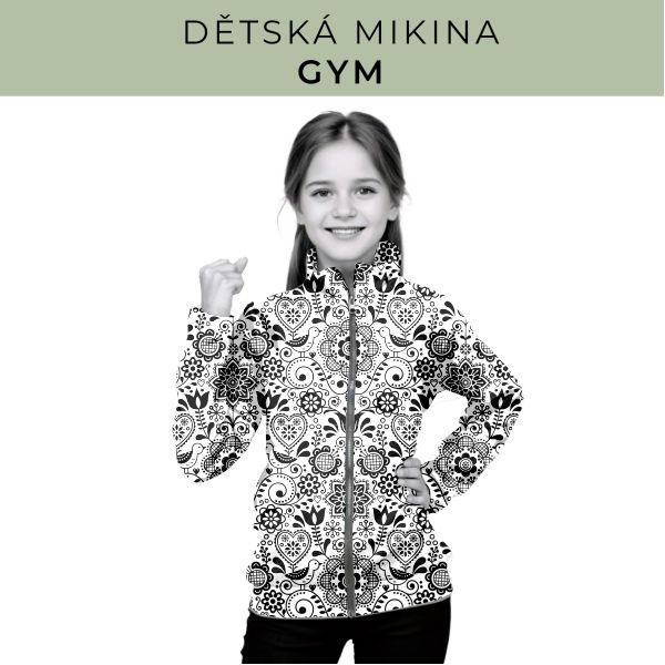 Dětská střih - mikina GYM