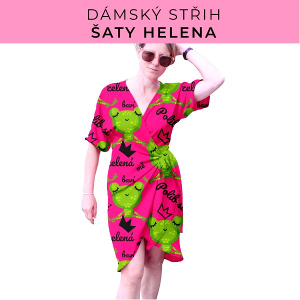 Dámský střih na šaty  Helena