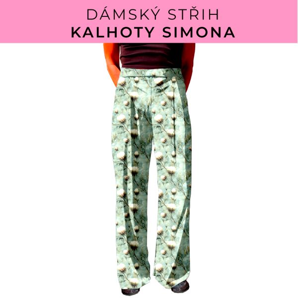 Dámský střih - kalhoty Simona