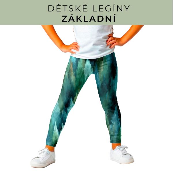 DĚTSKÝ střih - legíny základní