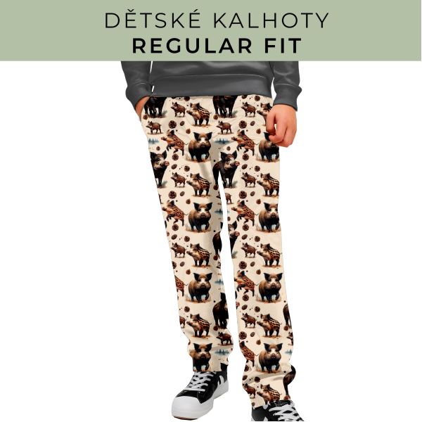 DĚTSKÝ STŘIH - Kalhoty Regular fit