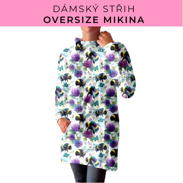 DÁMSKÝ střih - Oversize mikina