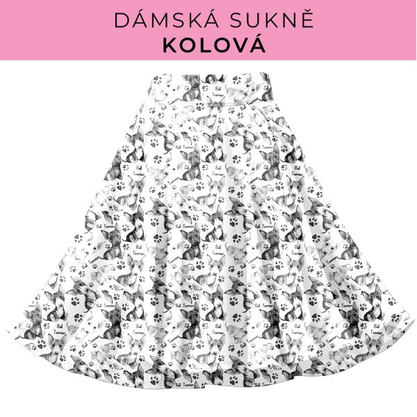 DÁMSKÝ střih - Kolová sukně